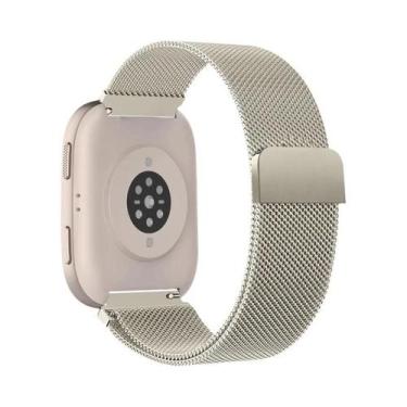 Imagem de Pulseira De Malha Metálica Magnética De 22mm Para Smartwatch Amazfit B