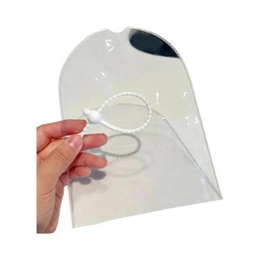 Imagem de Capa Protetora Transparente Impermeável De PVC Para Boneca Labubu De 1