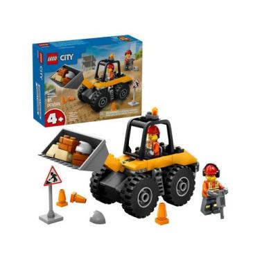 Imagem de LEGO Carregadeira de Rodas de Construção Amarela