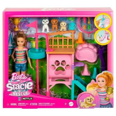 Imagem de Barbie Stacie ao Resgate Treinadora de Cachorrinhos com Acessórios HRM