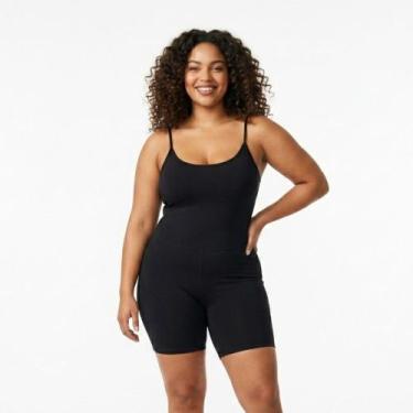Imagem de Macaquinho Plus Size Segunda Pele Redutor de Medidas com Compressão - 