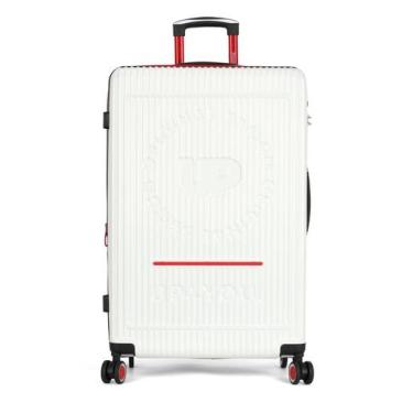 Imagem de Mala Viagem G Juvenil ABS Strike Expansiva TSA 360 Up4you, Branco, G