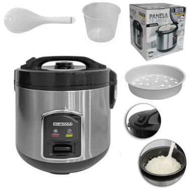 Imagem de Panela de arroz eletrica 220v 400w 1l com copo medidor dosador colher 