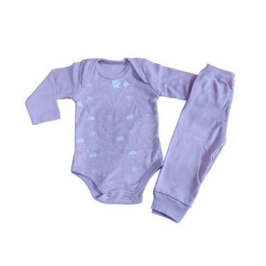 Imagem de Conjunto Bebê Infantil Body Com Mijão Moda Menino Menina - Belos e Bel