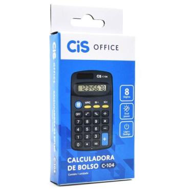 Imagem de Calculadora de Bolso CiS C-104 - 8 Dígitos