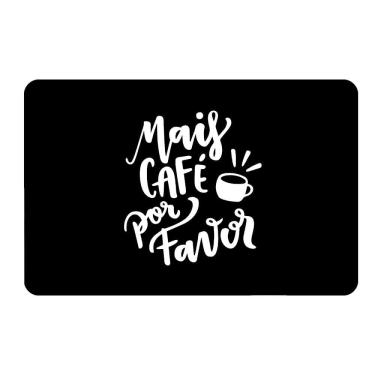 Imagem de Jogo Americano Hauskraft Mais Café em PVC 43x28cm 1 Peça
