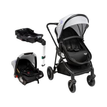 Imagem de Carrinho de Bebê Travel System Trio Lummy Cinza Cosco Kids, Cinza Gelo