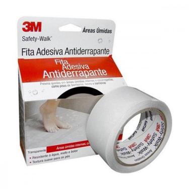 Imagem de Fita Antiderrapante 3M Areas Umidas Transparente 50Mmx 5M