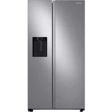 Imagem de Geladeira Side By Side 628 Litros Dispenser Água e Gelo Inox Samsung - Inox