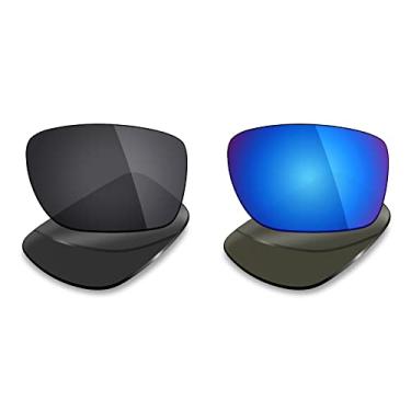 Imagem de Mryok 2 pares de lentes polarizadas de substituição para óculos de sol Oakley Turbine – opções