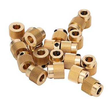 Imagem de Extrusora de latão de engrenagem de dentes de impressora 3D bom desempenho 11 mm x 11 mm