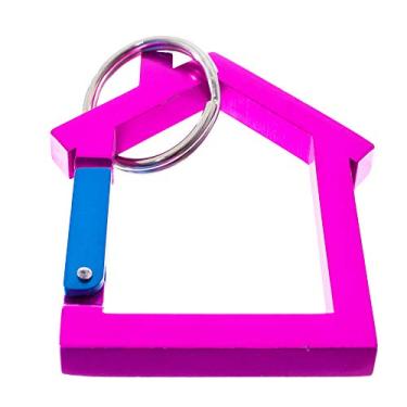 Imagem de West Coast Paracord House Mosquetão de metal com mola e anel dividido (multicolorido, pacote com 5)