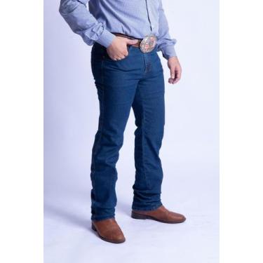 Imagem de Kit Com 5 Calça Jeans Tradicional Servico Com Elastano Para Trabalho S