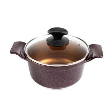 Imagem de Caçarola Cereja Teflon Antiaderente Gold Javali Aa 26Cm