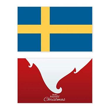 Imagem de Bandeira nacional da Suécia, país da Europa, feriado, Natal, cartão de parabéns