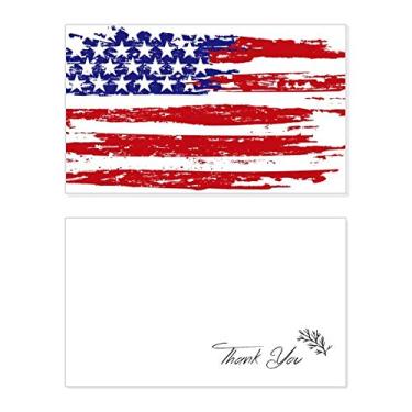Imagem de Star And Stripes Air Brushing Bandeira dos Estados Unidos Cartão de agradecimento aniversário aniversário saudações casamento agradecimento