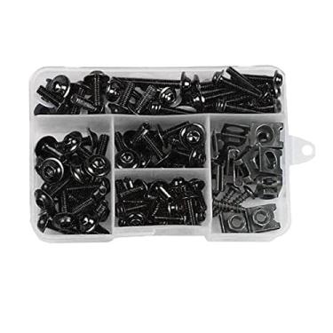 Imagem de Kit de parafusos de carenagem de motocicleta com 177 peças M5 M6 Kit de clipes de porca de carenagem para Ka-wasak Su-zuki Du-Cati e mais