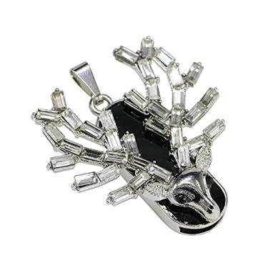 Imagem de Pen Drive USB 2.0 de 128 GB, modelo de cervo, cartão de memória, ponto, armazenamento de dados, pen drive USB (prata)