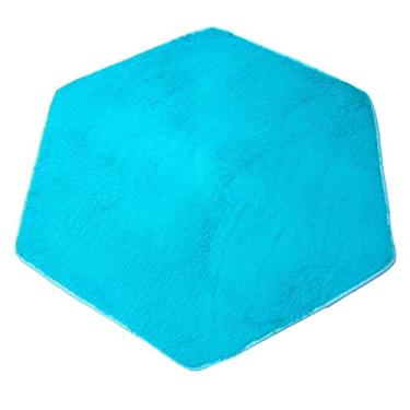 Imagem de Esquirla Tapete de Pelúcia Macio para Quarto Infantil - Cinza Redondo