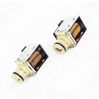Imagem de NMN Precision Conjunto de válvula solenoide de câmbio de transmissão 4L60E para GM Chevrolet Buick Transmission 1-2 2-3 A e B Shift Substituir 24230298 OEM (2 peças)