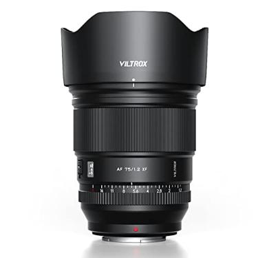 Imagem de VILTROX Lente de 75 mm F1.2 XF Fuji X Mount 75mm f/1.2 Lente de foco automático nível PRO compatível com câmeras Fuji X-Mount X-T5 X-H2 X-H2S X-T30 II X-T4 X-A7 X-E3 X-E4 X-H1X-Pro2 X-T4 X-T10 X-T20