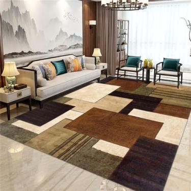 Imagem de Mesa de chá tapete abstrato quadrado estudo quarto casa sala de estar tapete cama cobertor,Abstração12,80cmX160cm