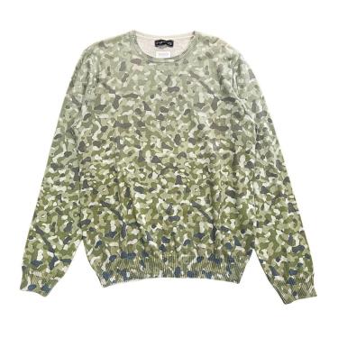 Imagem de Blusa Tricot Masculina Camuflada De Algodão Tamanho G Malharia Star-Masculino