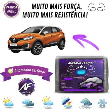 Imagem de Capa De Cobrir Carro Captur Sem Forro Impermeável Armada Force - Armad