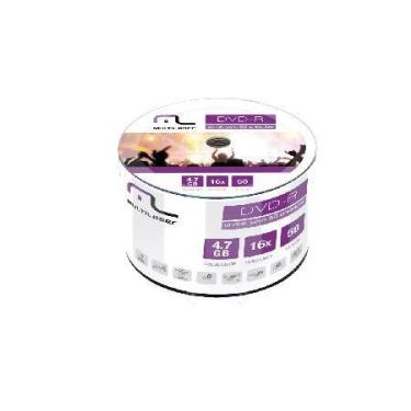 Imagem de DVD-R 4.7GB 16X Pino com 50 SHRINK DV060/061 - Multilaser