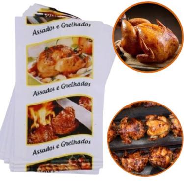 Imagem de Saco termico frango asssado embalagem 500un carnes grelhados - GENÉRIC