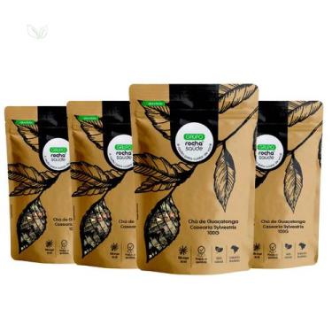 Imagem de Kit 4 pct Chá de Guaçatonga - Casearia Sylvestris - 100g - Rocha Saúde