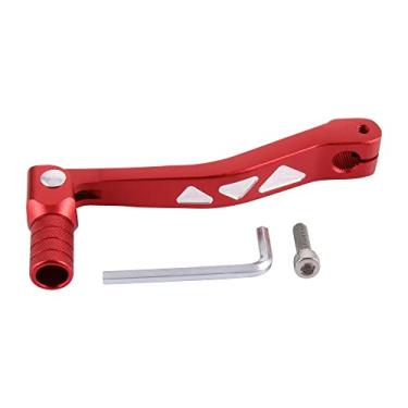 Imagem de GOOFIT Alavanca de câmbio dobrável vermelha de 5 cm para motocicleta chinesa de 50 cc 70 cc 90 cc 110 cc 125 cc 150 cc 160 cc