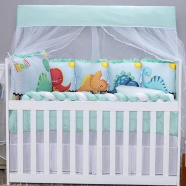 Imagem de Kit Berço de Menino 12 Peças Padrão Americano-293ROAR - Luck Baby