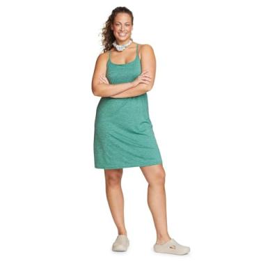 Imagem de Eddie Bauer Vestido esportivo feminino sem mangas com resolução, Samambaia, M