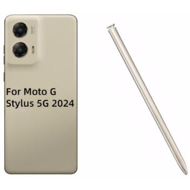 Imagem de Caneta de substituição para Moto G Stylus 5G 2024, caneta de substituição para Motorola G Stylus 5G 2024 Stylo XT2419 Touch Screen S Pen (Caramel Latte)
