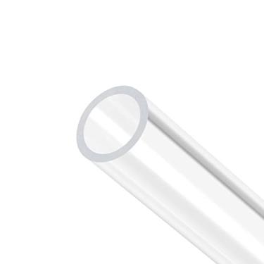 Imagem de Rebower Tubo redondo rígido de acrílico transparente, [para aquário, artesanato, tubo de iluminação] - 3/8"x1/5.1 cm/30.5 cm/2 peças