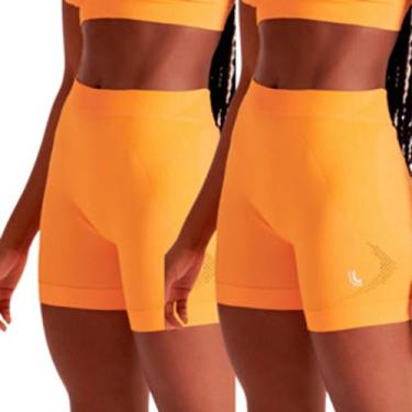 Imagem de Kit 2 Shorts Lupo Attack Levanta Bumbum Academia Sem Costura Original,