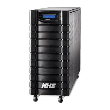 Imagem de Nobreak NHS Laser Senoidal 5000VA E.Bivolt S.120V Bat 12x9Ah/144V Engate +RS232 8 tomadas