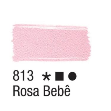 Imagem de Tinta Tecido Fosca 37ml Tons Clarinhos - Acrilex, 813 - ROSA BEBê