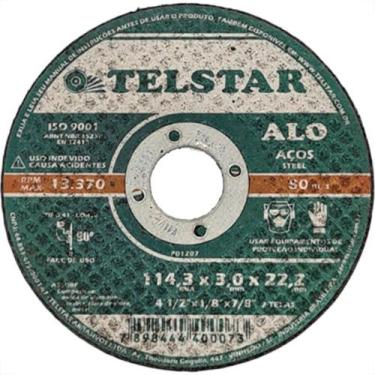 Imagem de Disco Telstar Corte Ferro 41/2X7/8 - Kit C/10 PC