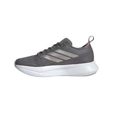 Imagem de adidas Tênis de corrida feminino Jogit, Cinza/champanhe metálico/branco, 35