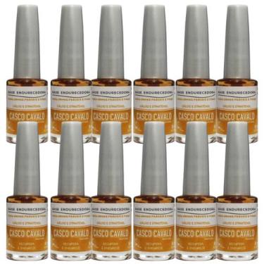 Imagem de Kit 12 Base Endurecedora Casco Cavalo 8Ml - Trop Care