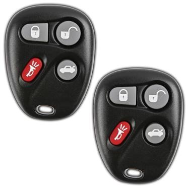 Imagem de 2 teclas sem chave Option substituição 4 botões entrada sem chave controle remoto chave FobKeylessOption preto KPT2017