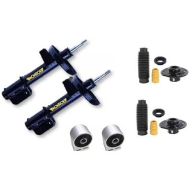 Imagem de KIT AMORTECEDOR DIANTEIRO COM KIT BATENTE COIFA COXIM E BUCHAS BANDEJA CAPTIVA 2008 A 2017