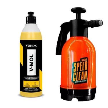 Imagem de Kit Pulverizador 2l Double Action Kers + Vmol 500ml Vonixx