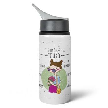 Imagem de Garrafa Squeeze NK Signos - Ela é de Touro - 600ml - JPS INFO