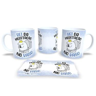 Imagem de Caneca Pai Te Amo – Com Frases Divertidas | Presente Criativo Dia dos Pais P30 (Rei da meditação no vaso)