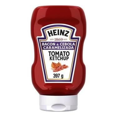 Imagem de Kit c/ 3 Ketchup bacon & cebola caramelizada 397g Heinz