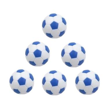 Imagem de UGPLM 6 peças Tabela Bolas de futebol Mini Bolsas de tabela Sala de jogo Pequenas Substituir peças de lazer Esportes de pebolim de pebolim acessórios