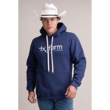 Imagem de MOLETOM MASCULINO TEXAS FARM - MT036 - AZUL MARINHO/ CINZA-Masculino